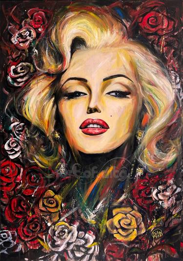 Saatchi Art Artist Dita Omuri; Paintings, “Marilyn Monroe” #art