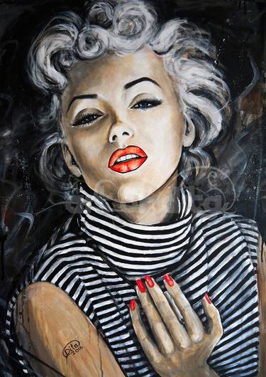 Saatchi Art Artist Dita Omuri; Paintings, “Marilyn Monroe” #art