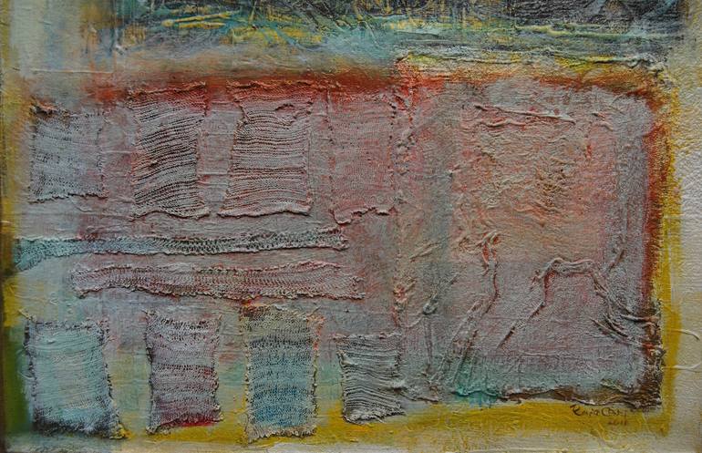Original Abstract Painting by Raja Oshi