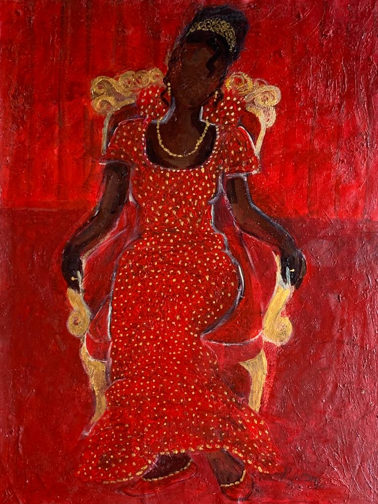 Original Expressionism Abstract Painting by Raja Oshi