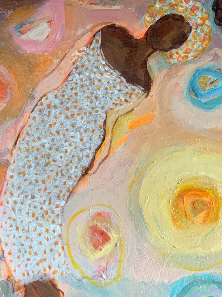 Original Abstract Expressionism Abstract Painting by Raja Oshi