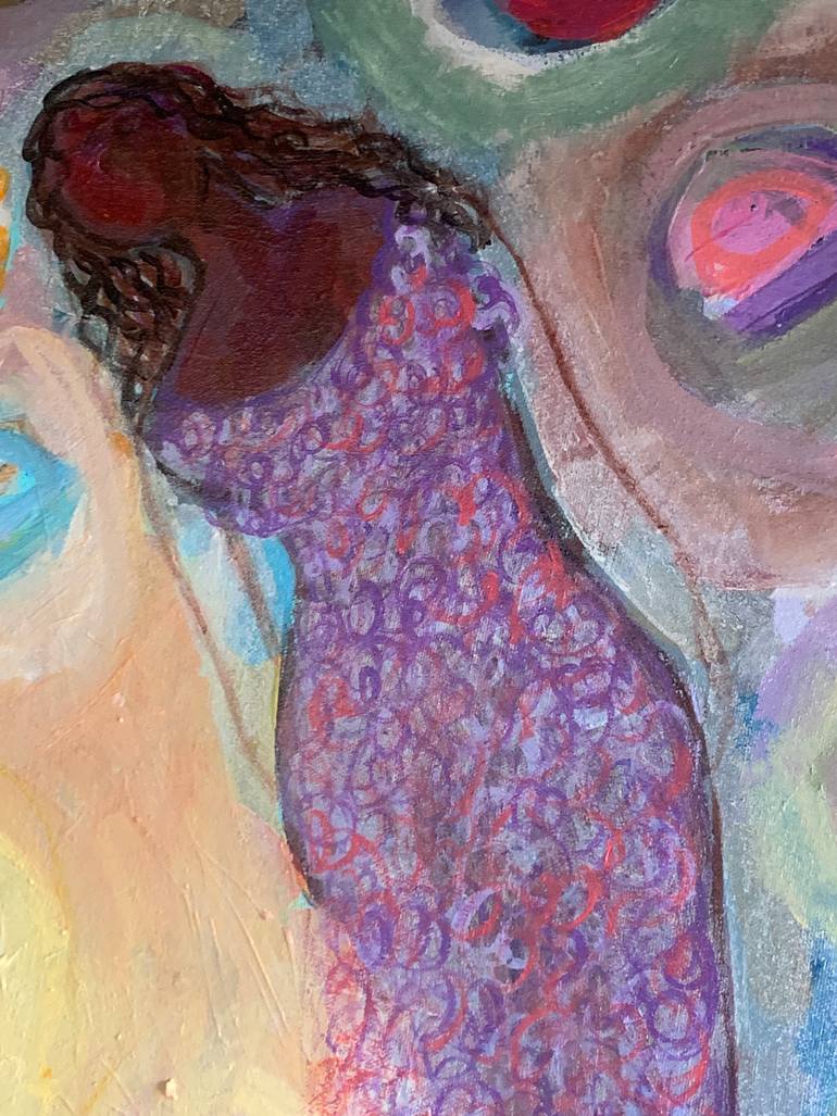 Original Abstract Expressionism Abstract Painting by Raja Oshi