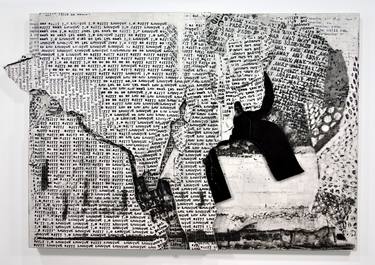 Original Abstract Language Collage by John Sousa