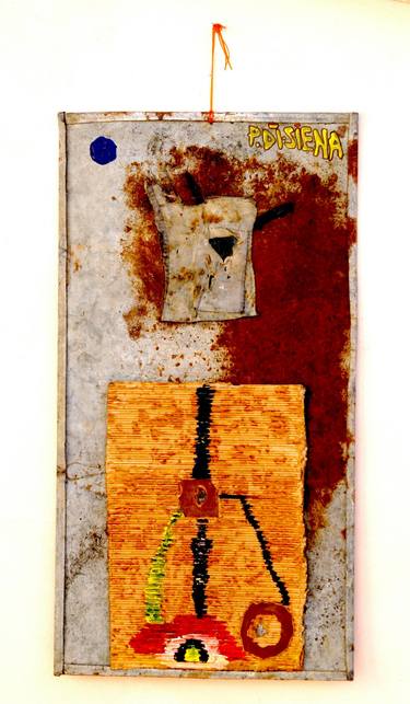 Original Abstract Collage by pietro di siena