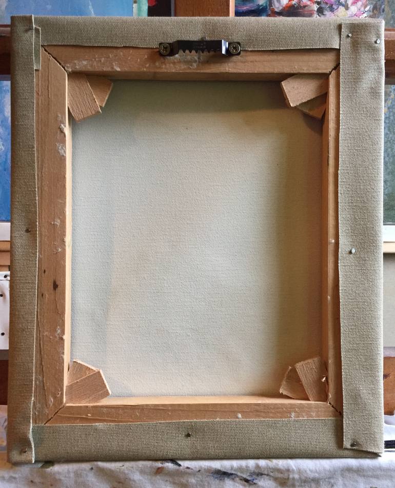 Original Abstract Love Painting by Costache Popescu-Ghergani