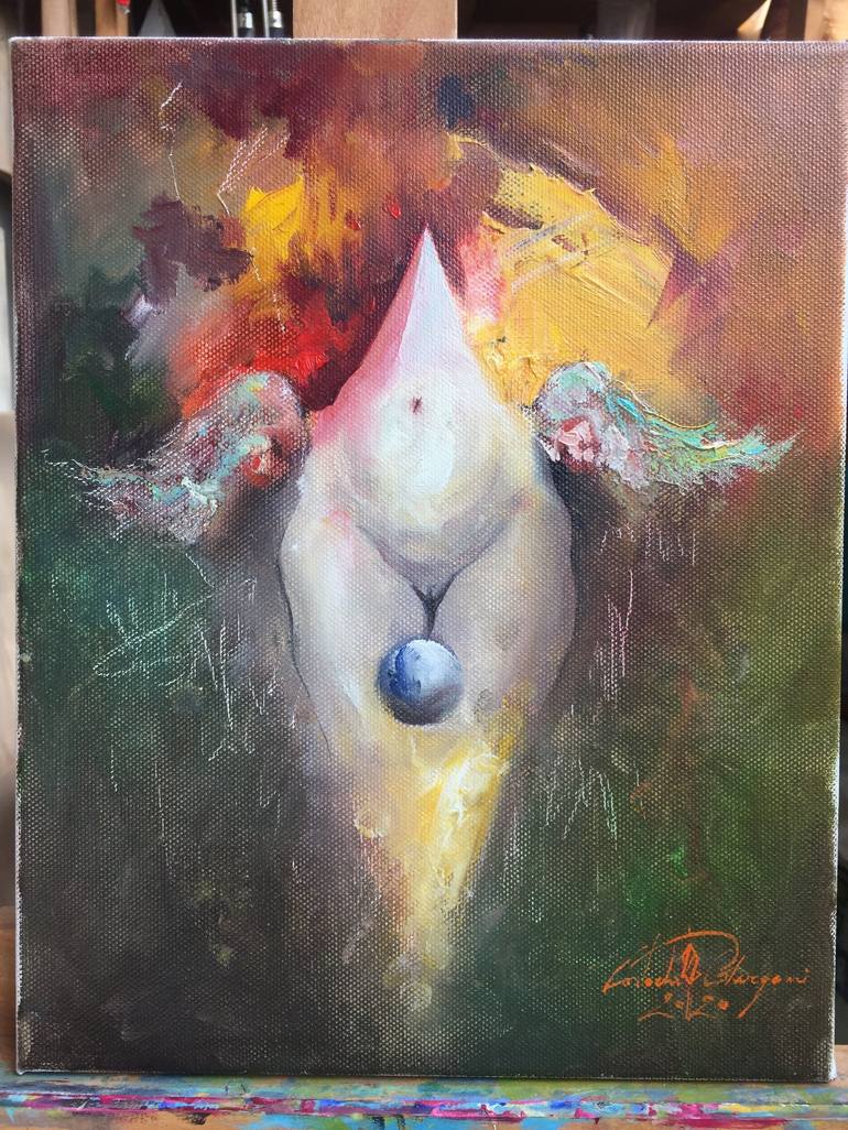 Original Nude Painting by Costache Popescu-Ghergani