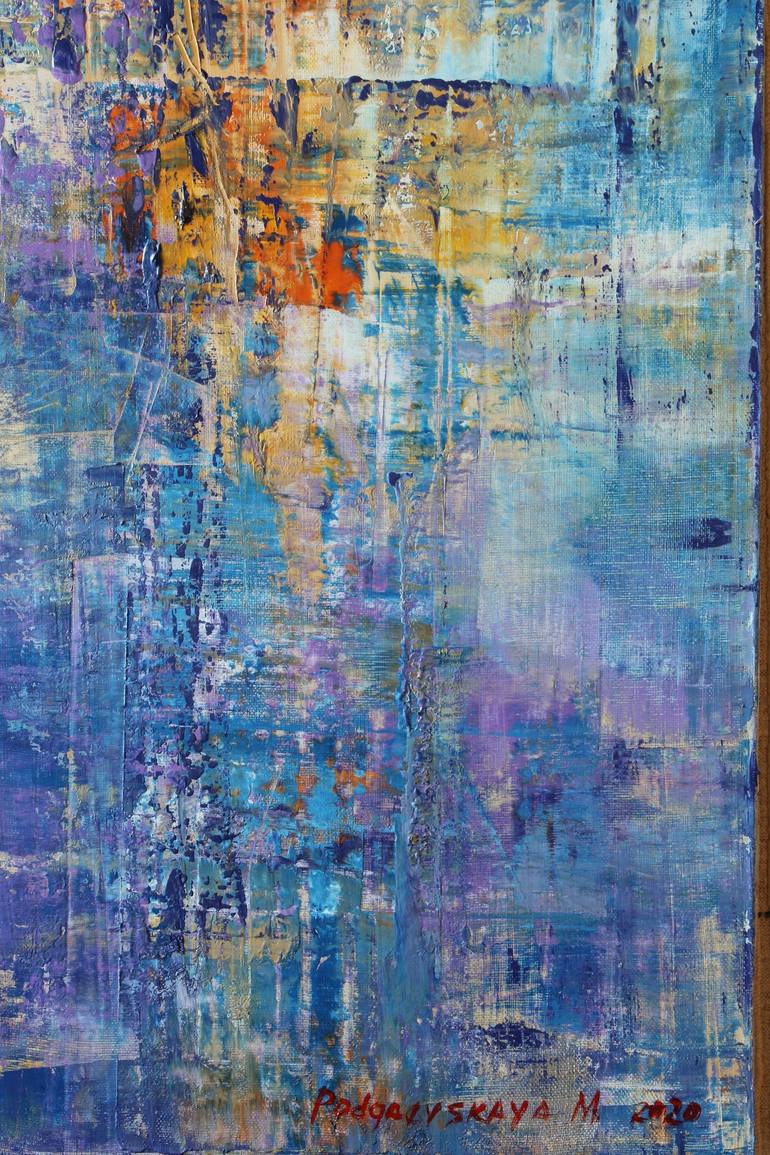 Original Abstract Expressionism Abstract Painting by Marina Podgaevskaya