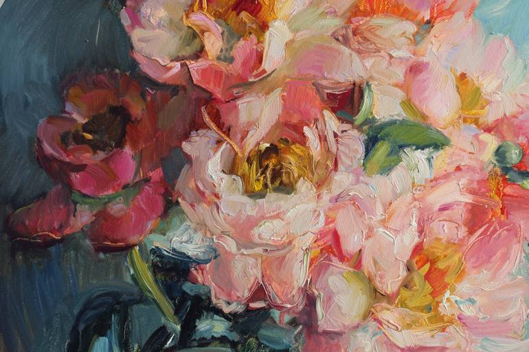 Original Figurative Floral Painting by Marina Podgaevskaya