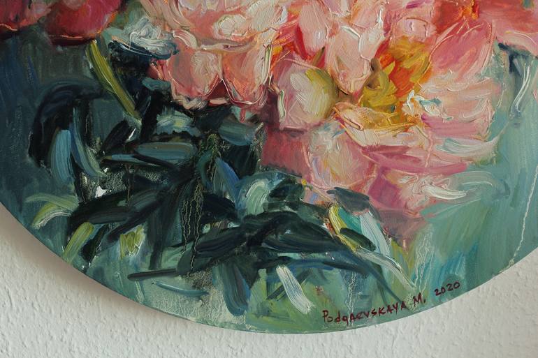 Original Figurative Floral Painting by Marina Podgaevskaya