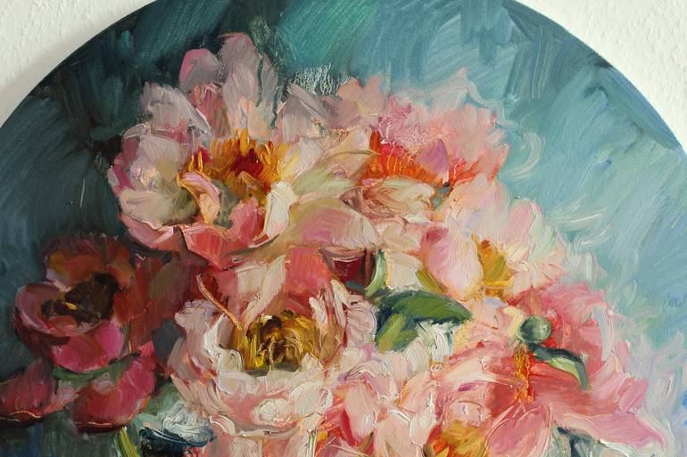 Original Figurative Floral Painting by Marina Podgaevskaya