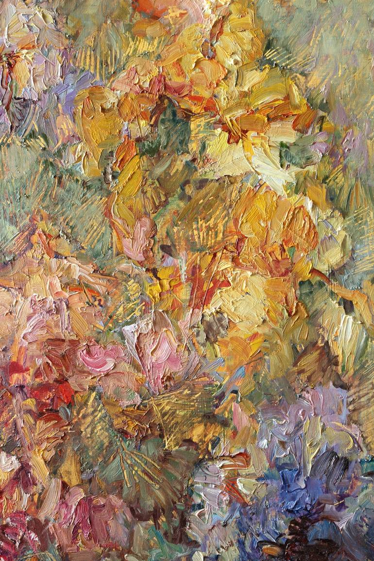 Original Impressionism Floral Painting by Marina Podgaevskaya