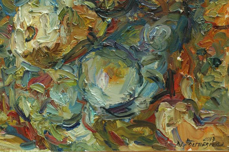 Original Impressionism Abstract Painting by Marina Podgaevskaya