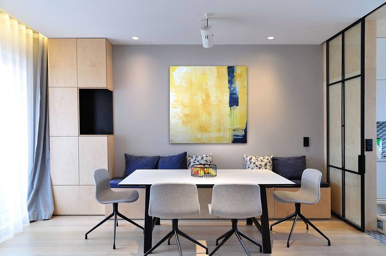 Original Minimalism Abstract Painting by Lynn Hughes