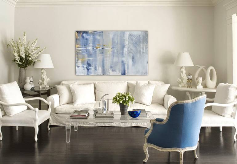 Original Abstract Expressionism Abstract Painting by Lynn Hughes