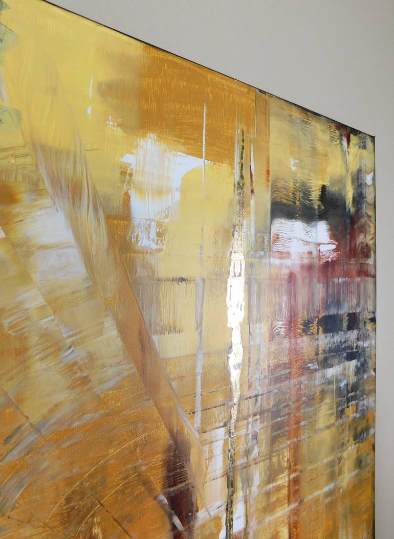 Original Abstract Expressionism Abstract Painting by Lynn Hughes