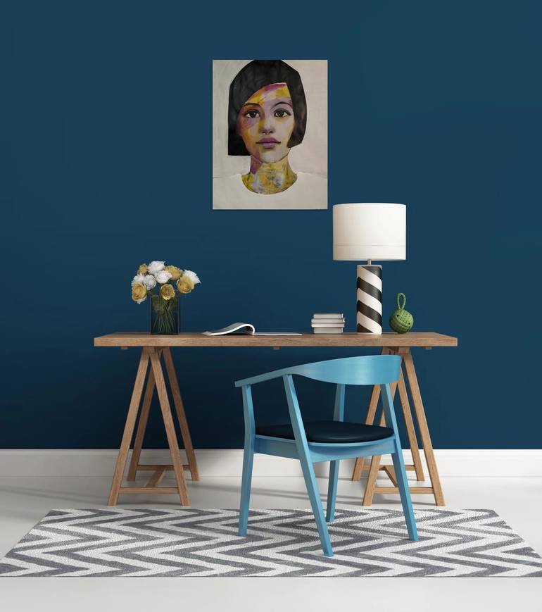 Original Portraiture People Painting by Richard Kuhn