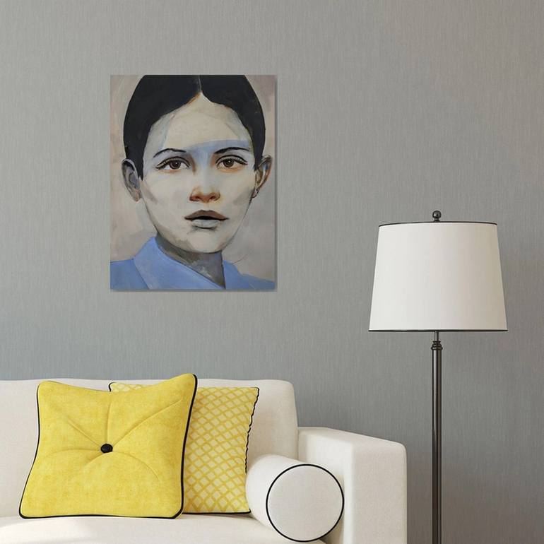 Original Portraiture People Painting by Richard Kuhn