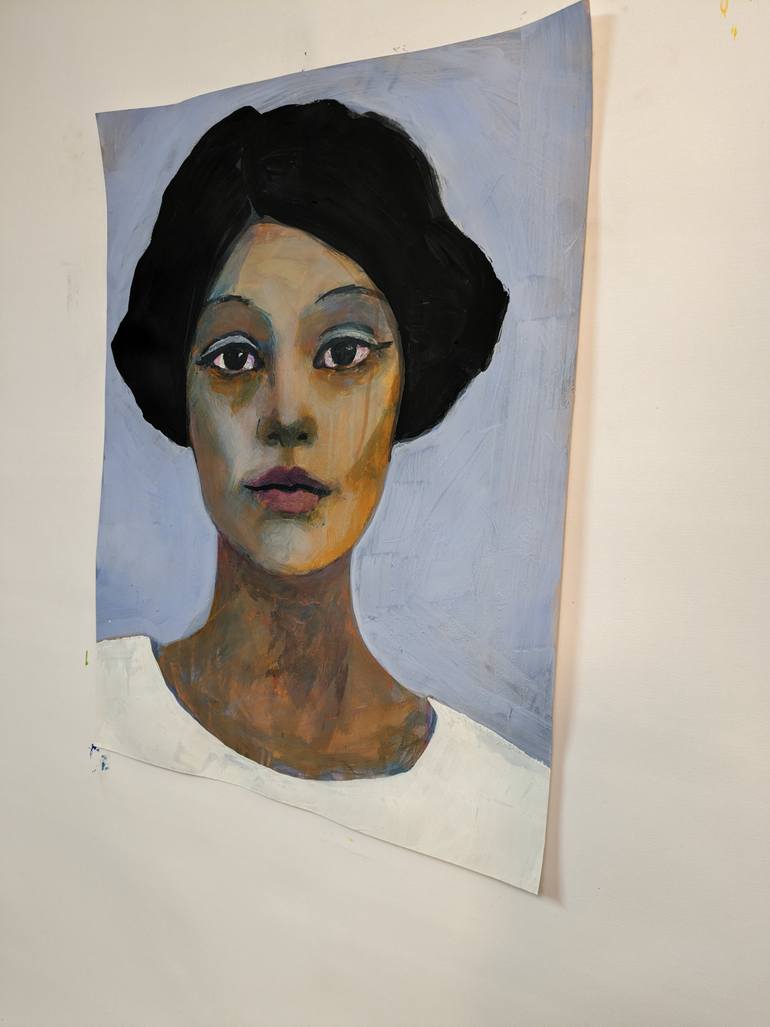 Original Portraiture People Painting by Richard Kuhn