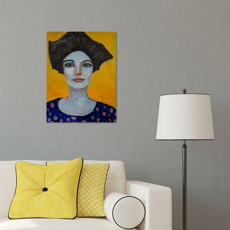 Original Portraiture People Painting by Richard Kuhn