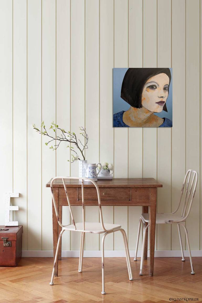 Original Portraiture People Painting by Richard Kuhn