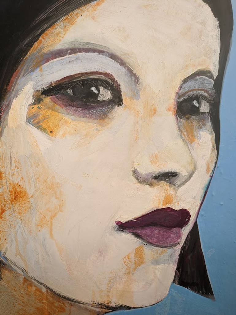 Original Portraiture People Painting by Richard Kuhn