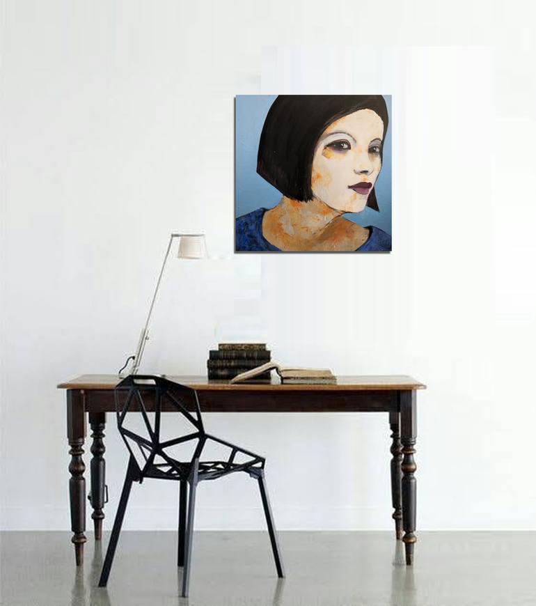 Original Portraiture People Painting by Richard Kuhn