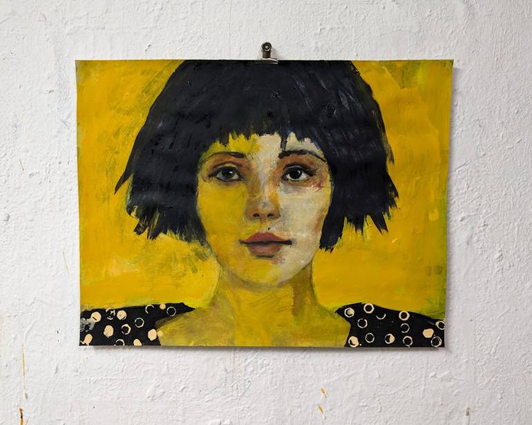 Original Portraiture People Painting by Richard Kuhn