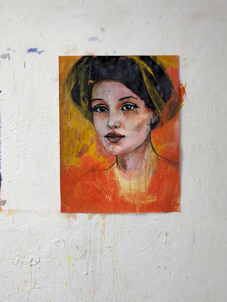 Original Portraiture Portrait Painting by Richard Kuhn