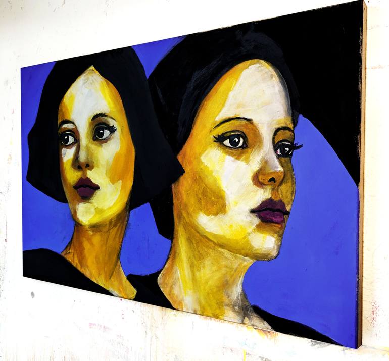 Original Portraiture People Painting by Richard Kuhn