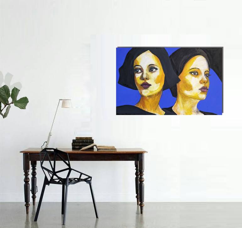 Original Portraiture People Painting by Richard Kuhn