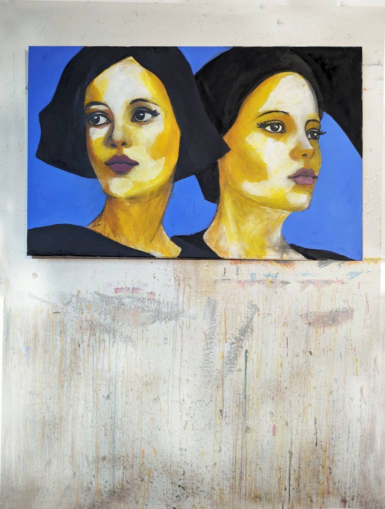 Original Portraiture People Painting by Richard Kuhn
