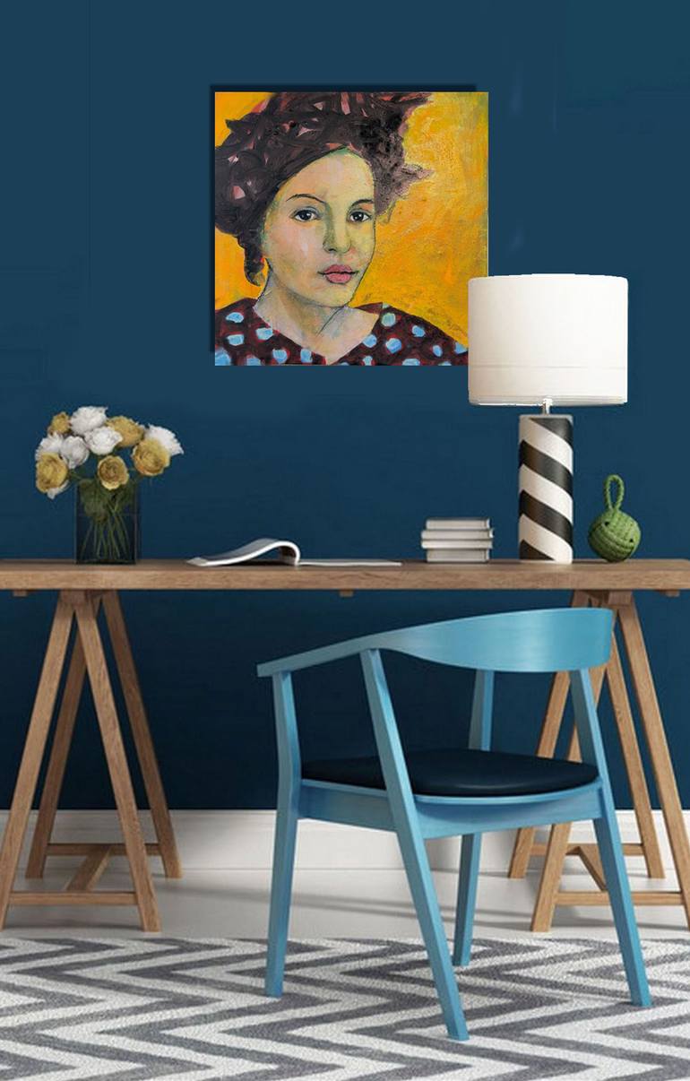 Original Portraiture People Painting by Richard Kuhn