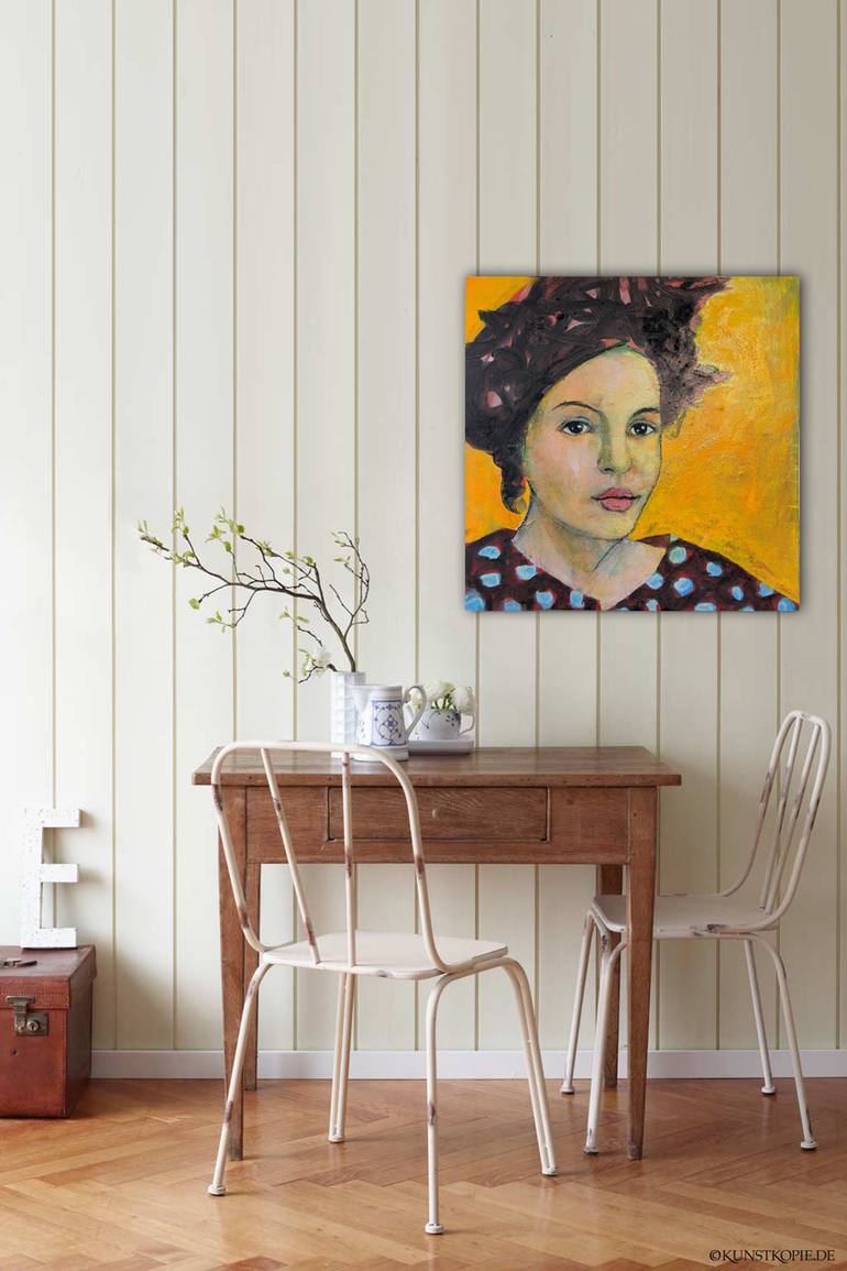 Original Portraiture People Painting by Richard Kuhn