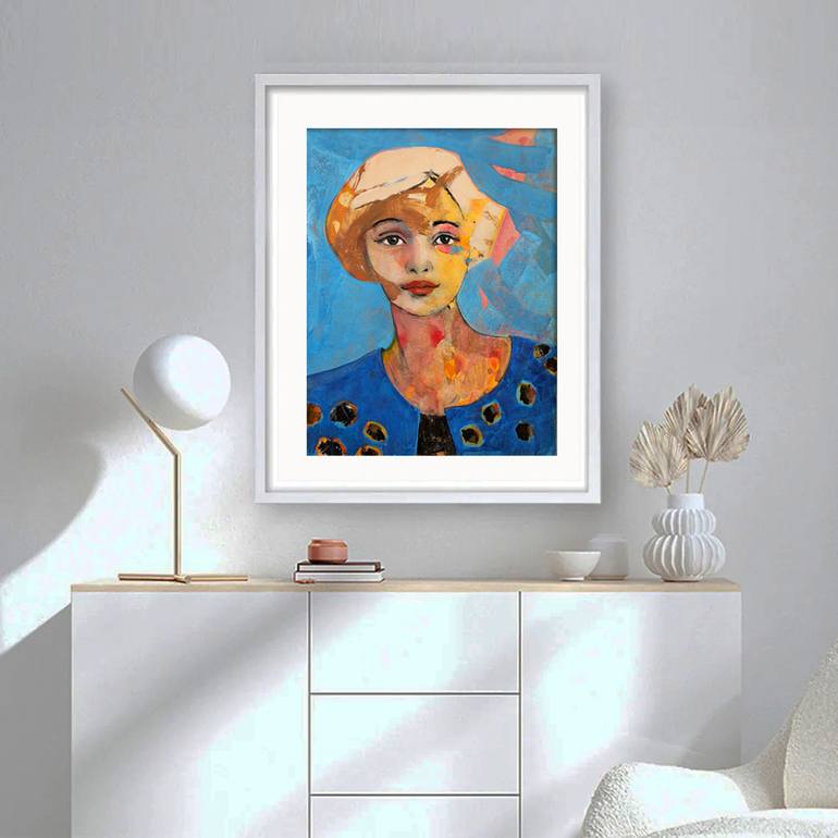 Original Portraiture People Painting by Richard Kuhn