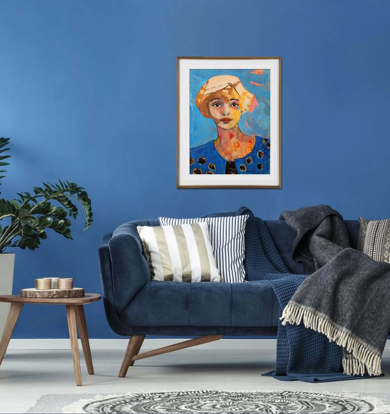 Original Portraiture People Painting by Richard Kuhn