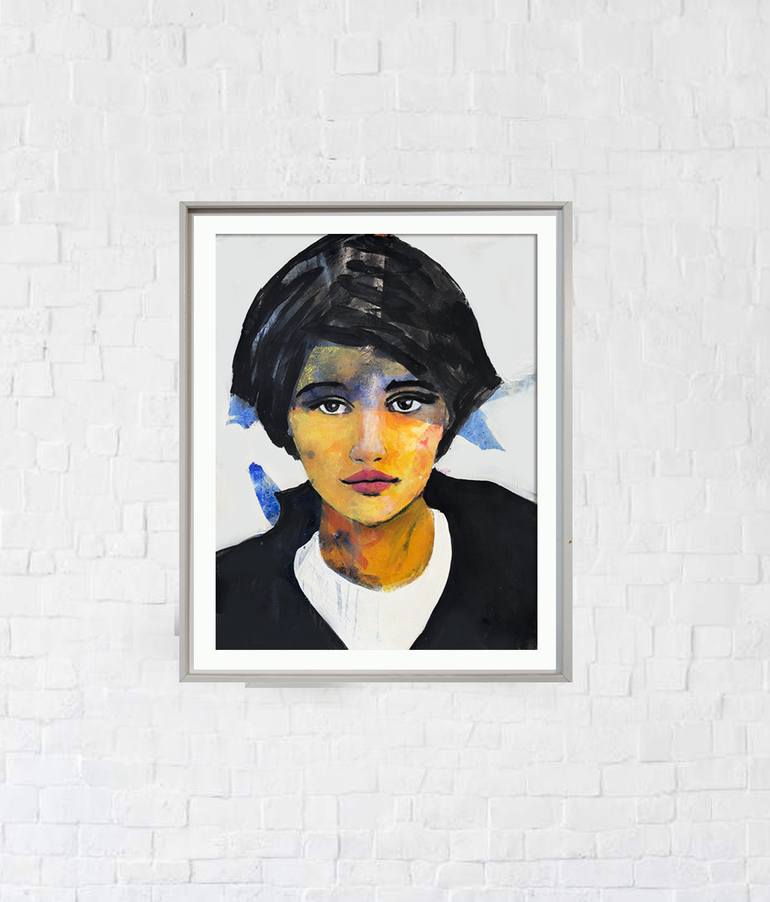 Original Portraiture People Painting by Richard Kuhn