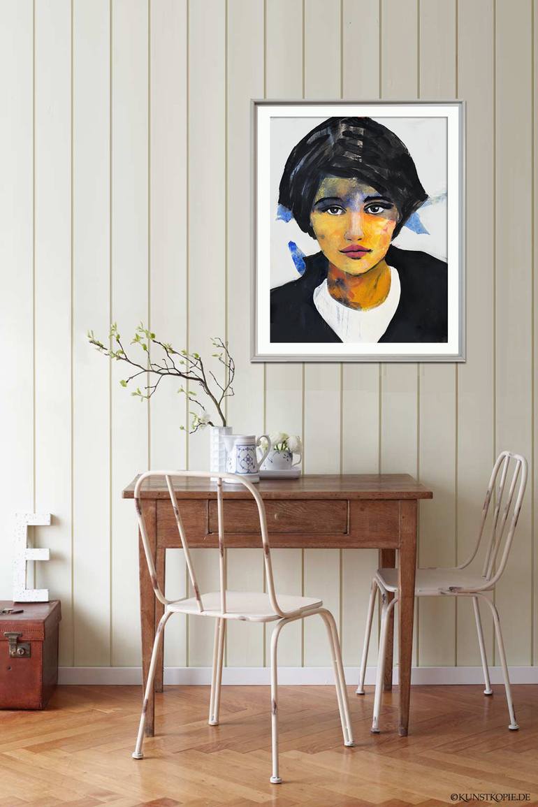 Original Portraiture People Painting by Richard Kuhn