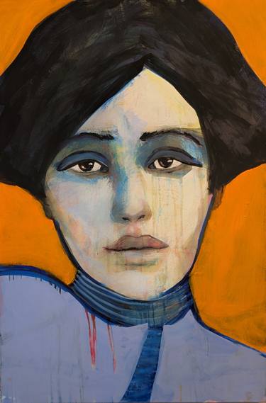 Original Portraiture People Paintings by Richard Kuhn