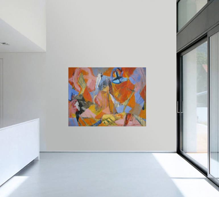 Original Abstract Expressionism Abstract Painting by Richard Kuhn