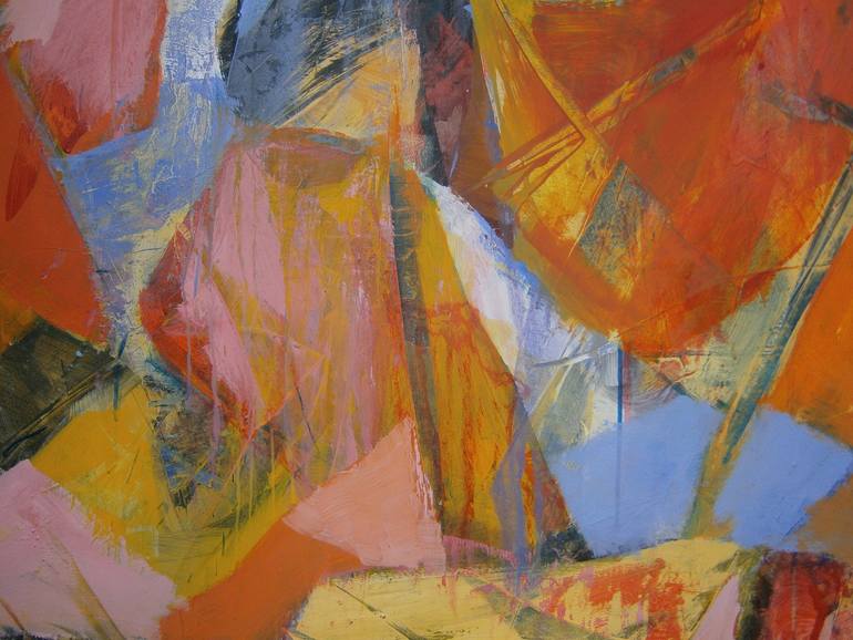 Original Abstract Expressionism Abstract Painting by Richard Kuhn