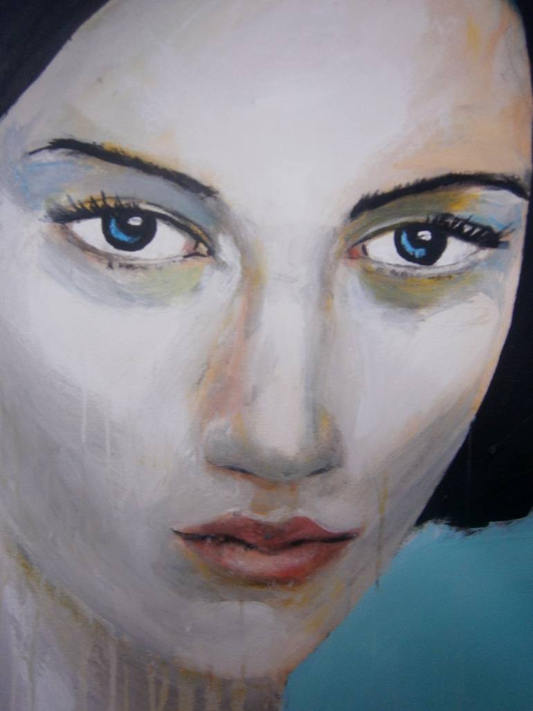 Original Portraiture People Painting by Richard Kuhn