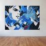 For a long time I thought about painting a portrait of David Bowie. Then months later after his death I started to paint a small series - David from memory
Title: " Abstract Painting with figures ( Dandy blue ) "
Size: 62.99` x 43.30` x 1.57 inches / 160 x 110 cm
Medium: Acrylics on streched canvas - ready to hang
Painting is Signed - certificate of authenticity
If you have any questions please don't hesitate to contact me.
Thanks for looking!..