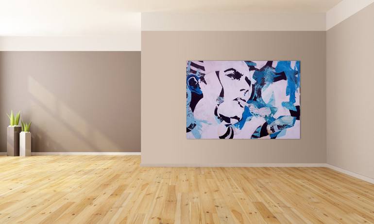 Original Abstract Painting by Richard Kuhn