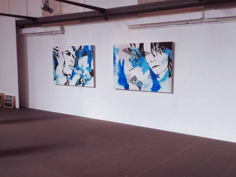 Original Abstract Painting by Richard Kuhn