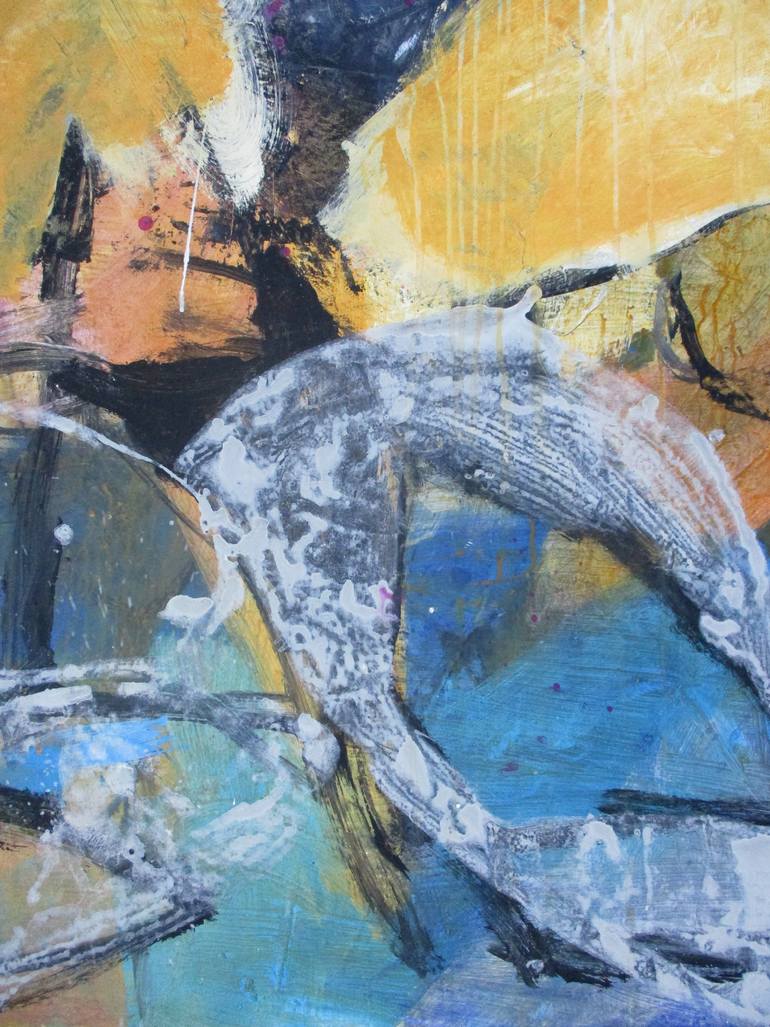 Original Abstract Painting by Richard Kuhn