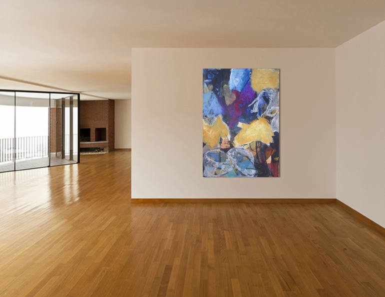 Original Abstract Painting by Richard Kuhn