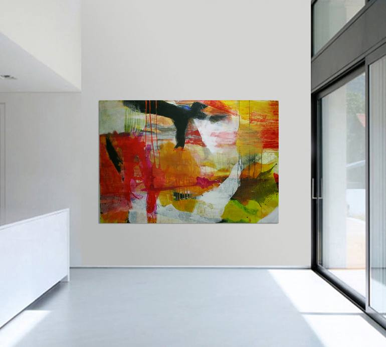 Original Abstract Painting by Richard Kuhn