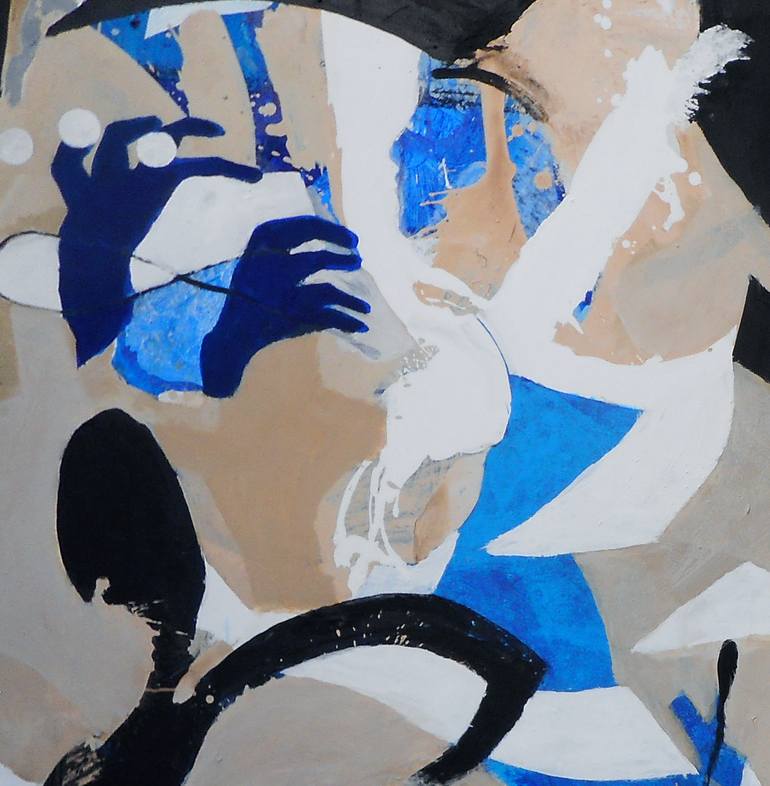 Original Abstract Painting by Richard Kuhn