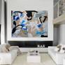 Diptych - Acrylic painting on Canvas

Title: " Abstract Painting - snow white unconscious when it saw the pack "
Hight : 62.99 - Width :86.61 / 220 x 160 cm
Two pieces each : 62.99` x 43.30` x 1.57 inches / 160 x 110 cm

Medium: Acrylics on streched canvas - ready to hang
Painting is Signed - certificate of authenticity

If you have any questions please don't hesitate to contact me.
Thanks for looking!..