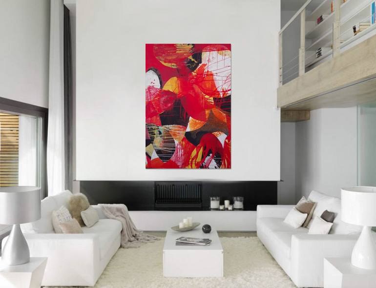Original Abstract Painting by Richard Kuhn